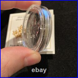 2024 Ultra-High Relief Leaf 1 Oz Silver Maple Coin Reverse Proof 8000 Minted