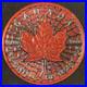 2025 1 Oz. 9999 Silver Canada Maple Leaf Spiderman Web Color Coin 199 Minted