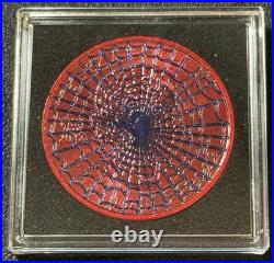 2025 1 Oz. 9999 Silver Canada Maple Leaf Spiderman Web Color Coin 199 Minted