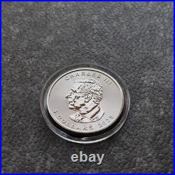 2025 1OZ Silver Canada Maple Leaf Gold Outline Ruthenium Etui Certif ONLY 250 #2