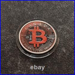 2025 1OZ Silver Silver Maple Leaf Bitcoin Crypto Red Canada Canada NEW NUR250ST2 2025 1OZ Silver Silver Maple Leaf Bitcoin Crypto Red Canada Canada NEW NUR250ST2