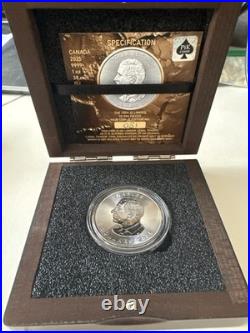 2025 1oz Silver Canada Maple Leaf RED GOLD Edition PiK Coins Rare 81 of 500 COA