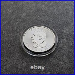 2025 1oz Silver Silver Maple Leaf Gold Outline Ruthenium Canada Canada NUR250 #1