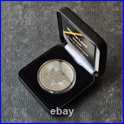 2025 1oz Silver Silver Maple Leaf Gold Outline Ruthenium Canada Canada NUR250 #6 2025 1oz Silver Silver Maple Leaf Gold Outline Ruthenium Canada Canada NUR250 #6