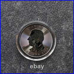 2025 1oz Silver Silver Maple Leaf Gold Outline Ruthenium Canada Canada NUR250 #6