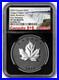 2025 Canada Elegant Maple Leaf Black Rhodium 1 Oz Silver NGC PF70 Coin JR083
