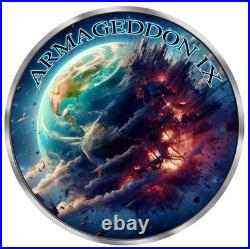 2025 Canada Maple Colored Grim Reaper 1 Oz Silver Mintage Of 400
