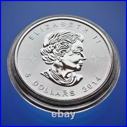 2025 Canada Maple Leaf Black Empire/Gold Gilded 1oz Silver