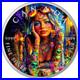 2025 Canada Maple Leaf Tattoo Girls Monday 1 oz Silver Colorized Coin