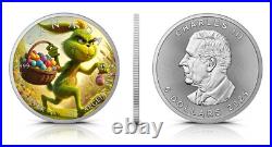 2025 Canada Maple Leaf The GRINCH Who Stole Easter Coin 1 oz. 9999 Silver Coin