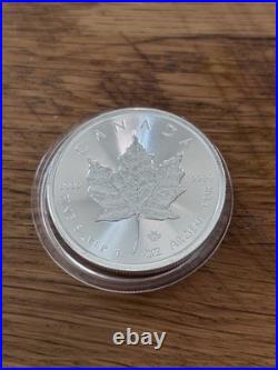 2025 Charles 111 Canada 1 OZ Fine Silver 9999 Maple Silver Coin