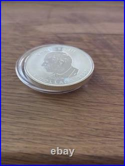 2025 Charles 111 Canada 1 OZ Fine Silver 9999 Maple Silver Coin