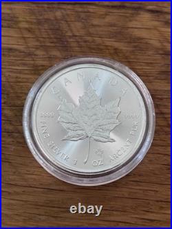 2025 Charles 111 Canada 1 OZ Fine Silver 9999 Maple Silver Coin