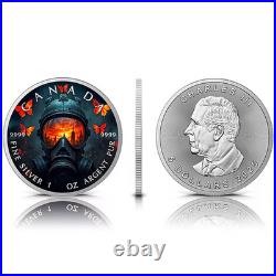 2025 Maple Leaf 1 oz silver coin- Silent Extinction