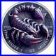 2025 Maple Leaf 1 oz silver coin- Stone Zodiac Scorpio