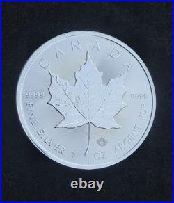 2026 CHARLES III CANADIAN MAPLE LEAF 1oz SOLID SILVER COIN IN CAPSULE