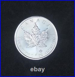 2026 CHARLES III CANADIAN MAPLE LEAF 1oz SOLID SILVER COIN IN CAPSULE