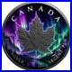 2026 Canada Maple Leaf 1 oz Silver Aurora Borealis Edition
