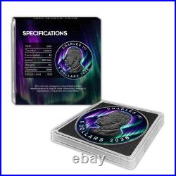 2026 Canada Maple Leaf 1 oz Silver Aurora Borealis Edition
