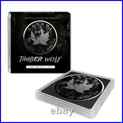 2026 Canada Maple Leaf 1 oz Silver Timber Wolf Edition Canada's Wilderness