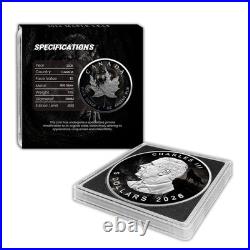 2026 Canada Maple Leaf 1 oz Silver Timber Wolf Edition Canada's Wilderness