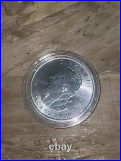 2026 Canada Maple Leaf 1oz. 9999 Fine Silver Coin $5 King Charles III