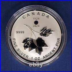 2026 Canada Silver Proof Maple Leaf 5 coin Set in Case with COA