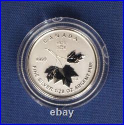 2026 Canada Silver Proof Maple Leaf 5 coin Set in Case with COA