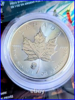 2026 Canada Treasured Maple Leaf 1oz Silver coin 9999 Wolf Privy Limited Mintage