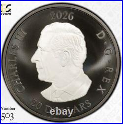 2026 Canada Triple Maple Leaf 1oz Black Rhodium PCGS PF70SIMPLY STUNNING