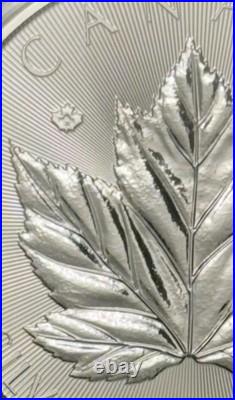 2026 Canadian Grand Maple Leaf Silver 5oz BU Coin. 9999
