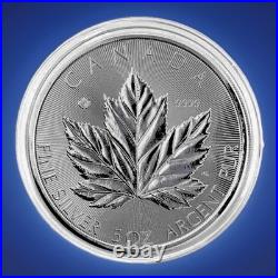 2026 Canadian Grand Maple Leaf Silver 5oz BU Coin. 9999 (In Capsule)
