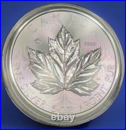 2026 Canadian Grand Maple Leaf Silver 5oz BU Coin. 9999 (In Capsule)