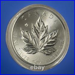 2026 Canadian Grand Maple Leaf Silver 5oz BU Coin. 9999 (In Display Box)