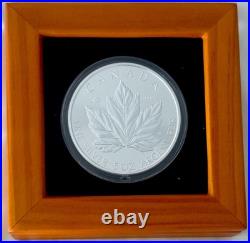 2026 Canadian Grand Maple Leaf Silver 5oz BU Coin. 9999 (In Display Box)