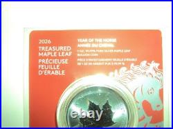 2026 Chinese Year Of The Tiger 1 Oz Silver Maple Leaf Coin Royal Canadian Mint