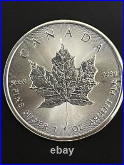 2026 Maple Leaf 1oz silver. 9999 Latest