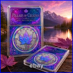2026 Maple Leaf Diamond Dust Pillars of Creation 1oz Silver Coin (PRE-ORDER)