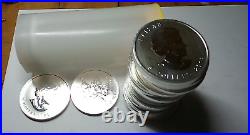 25 Ounces of 2012 Canadian. 9999 PURE Silver Maples B. Unc INVESTMENT OPPORTUNITY