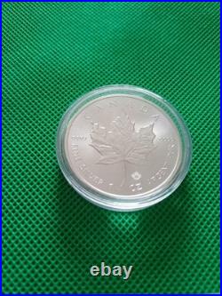 263. Canadian Maple 2016 Uncirculated Fine Silver 1oz Coin In Capsule