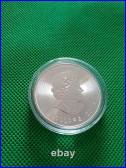 263. Canadian Maple 2016 Uncirculated Fine Silver 1oz Coin In Capsule