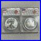 2pc Set Pride of Two Nations 2019 American Silver Eagle & Canadian Maple Leaf