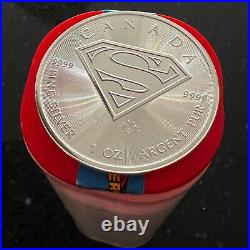 £33 per Ounce Roll of 25x 1oz 9999 SUPERMAN Special Edition Silver Maples