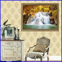 3D Maple Leaf Waterfall 2 Framed Poster Home Decor Print Painting Art WALLPAPER