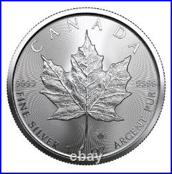 3x 1oz 2020 Canadian Maple Silver Bullion Coin CANADIAN MINT