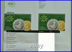 3x 2021 Silver Maple Leaf 1oz Canadian Silver Bullion Coins Uncirculated/Capsule