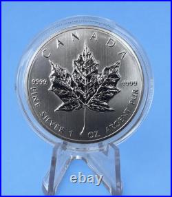 3x Canada Silver Maple Leaf 2013 1 oz 9999 Silver Capsules RCM
