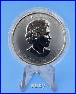 3x Canada Silver Maple Leaf 2013 1 oz 9999 Silver Capsules RCM