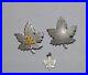 3x Vintage BOND BOYD Canada Sterling Silver Maple Leaf Designer Brooch