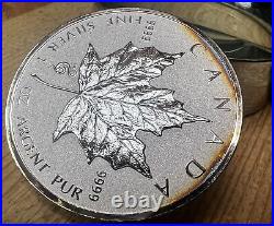 $5 2013 1oz. 999 Silver Maple Leaf Snake Privy Reverse Proof & 2014 Maple Leaf